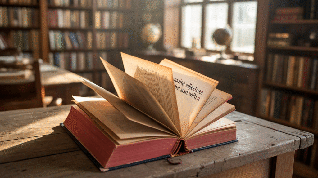 Adjectives That Start With A