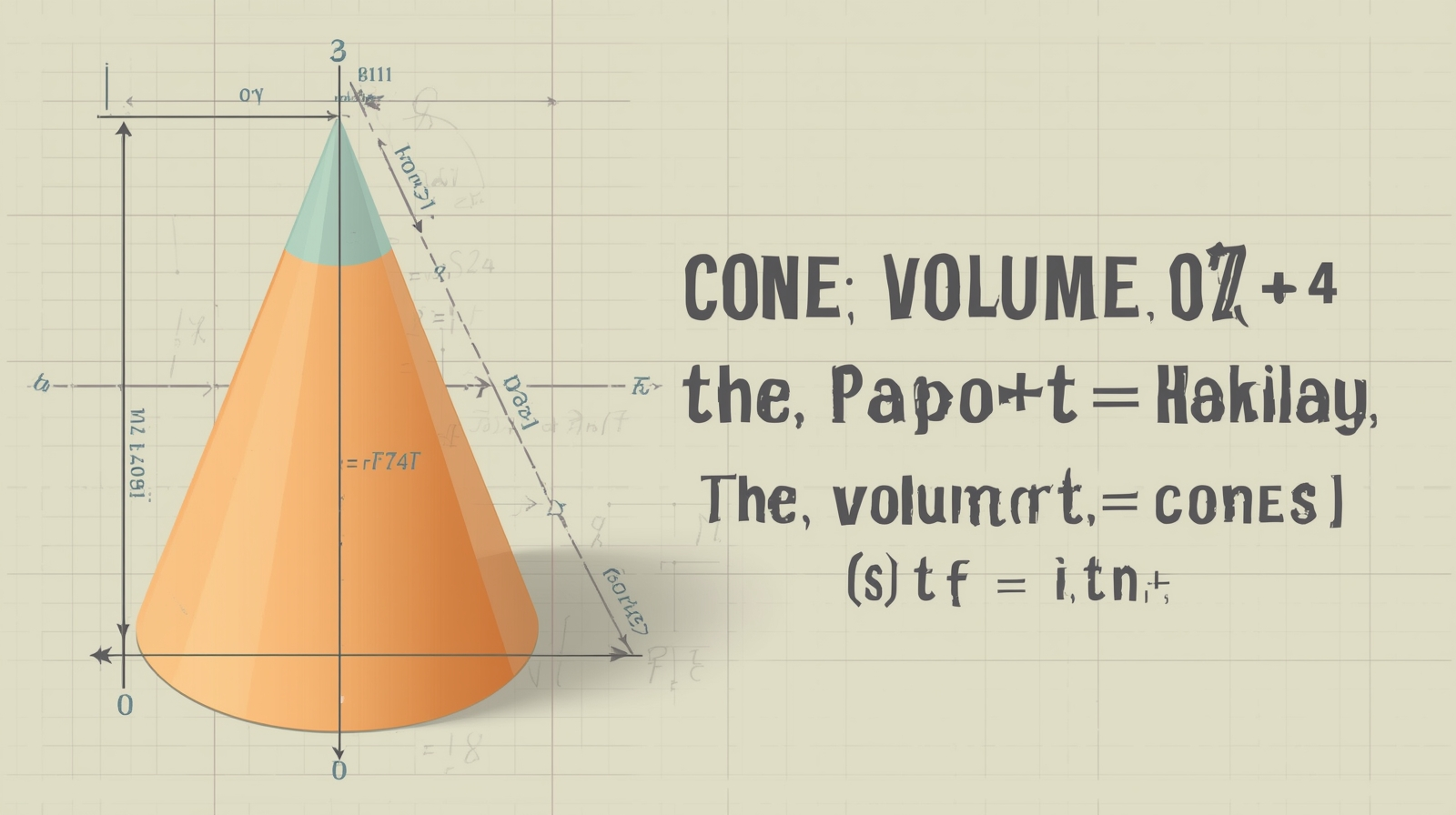 Volume of a Cone