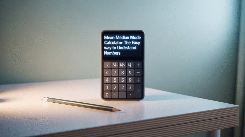 Mean Median Mode Calculator