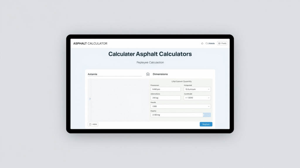 asphalt calculator