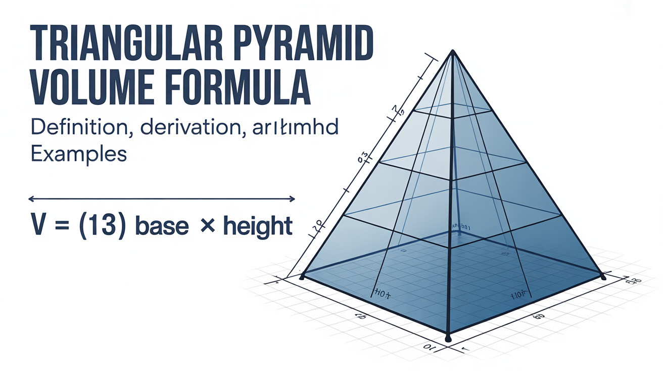 Triangular Pyramid Volume Formula