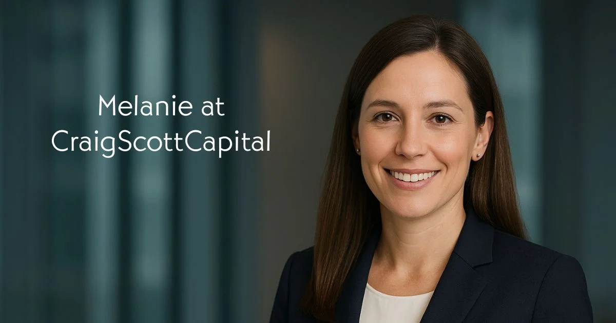 Meet Melanie from CraigScottCapital: The Expert Behind Smart Investments